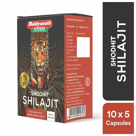 Baidyanath (Nagpur) Shodhit SJ Capsules - Grab2buy
