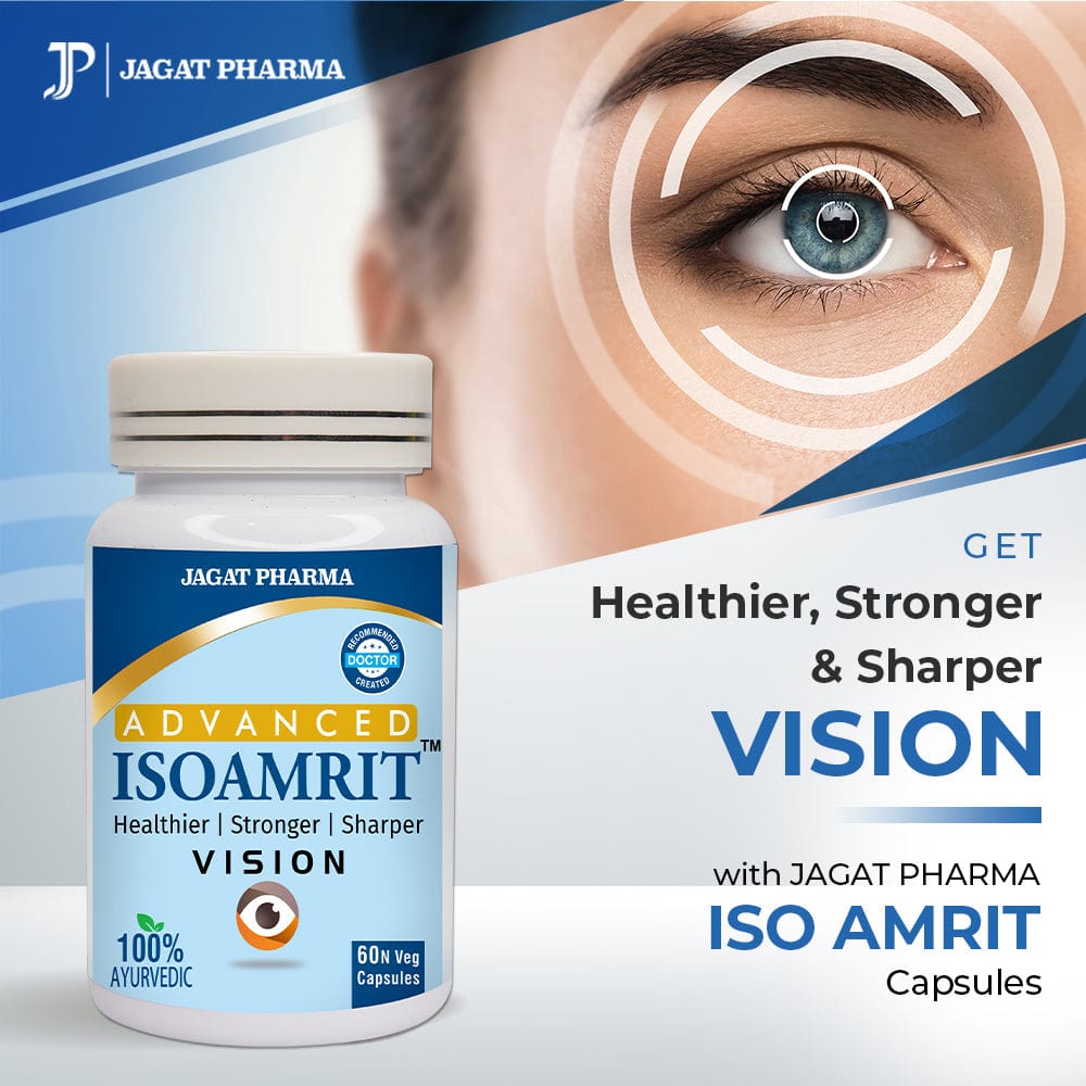 Jagat Pharma ISOAMRIT Eye Care Capsules For Dry Eyes 