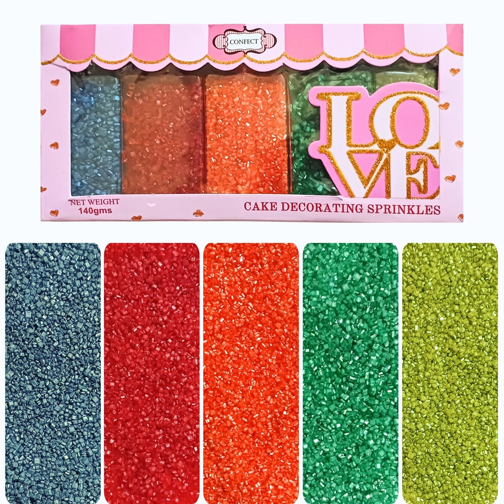 Confect Sparkling Sugar Combo Multipack 3