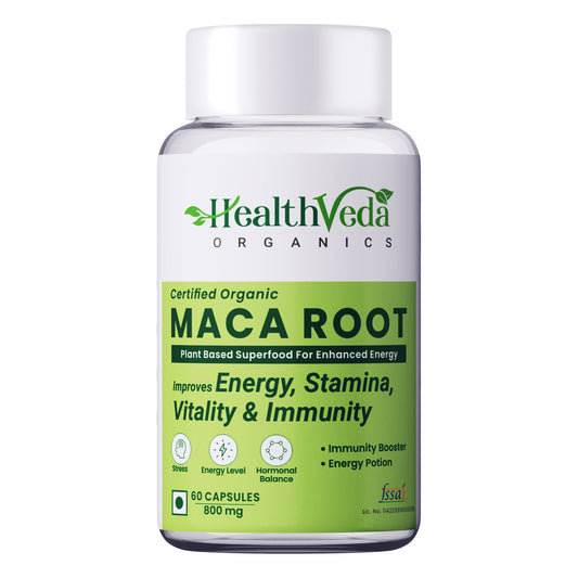 Health Veda Organics Maca Root Capsules 