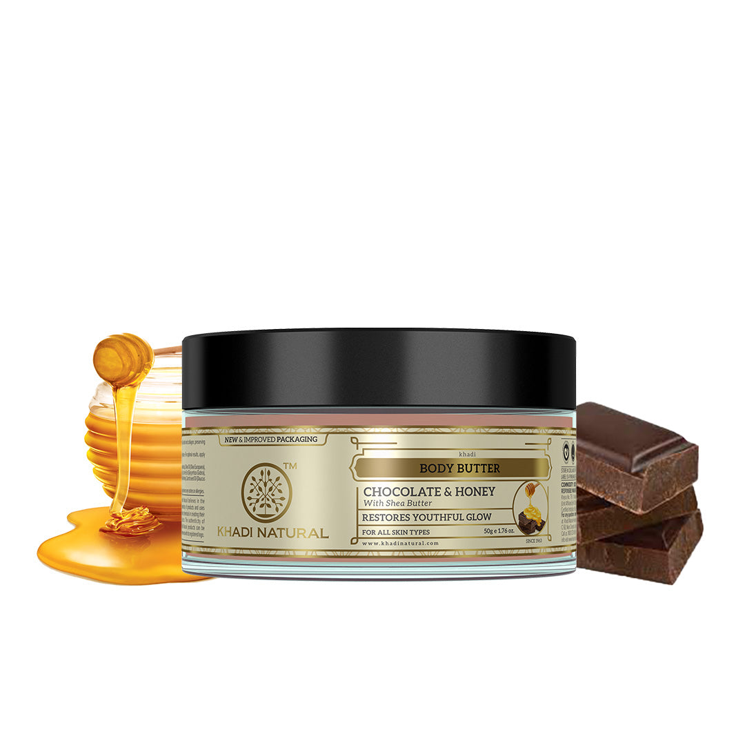 Khadi Natural Chocolate Honey Body Butter - 50gm 
