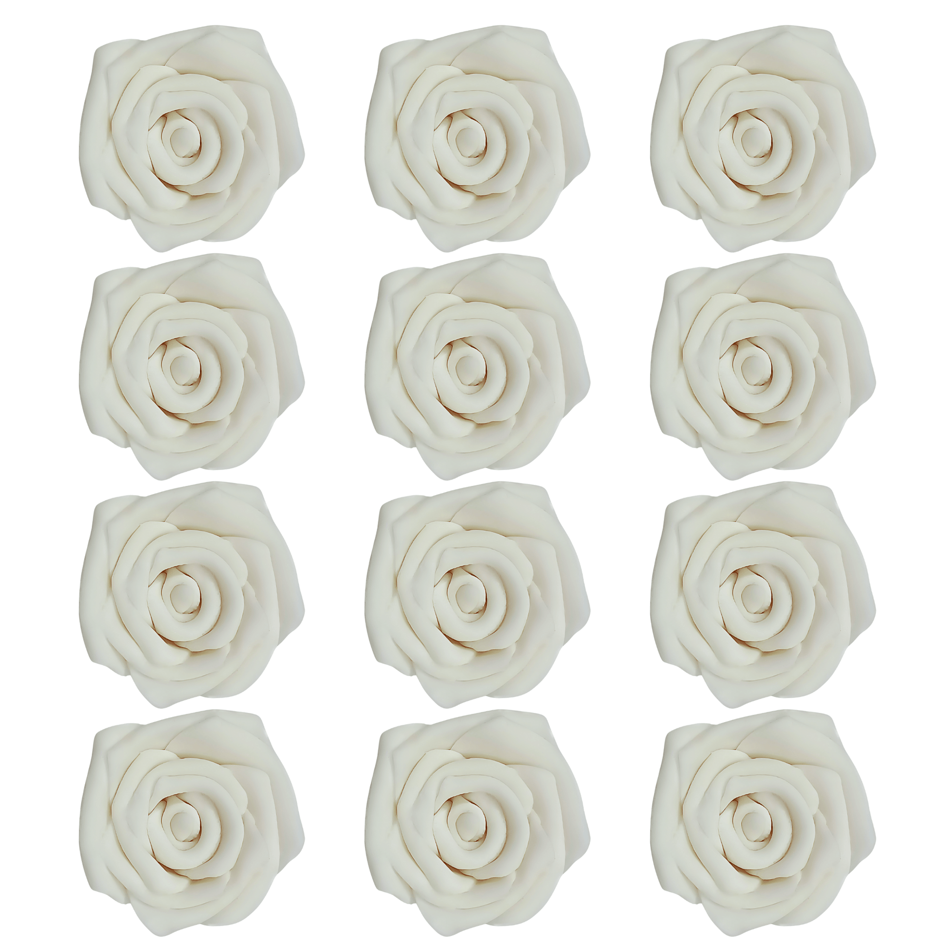 Confect Venison White Princess | Edible Sugar Roses Topper