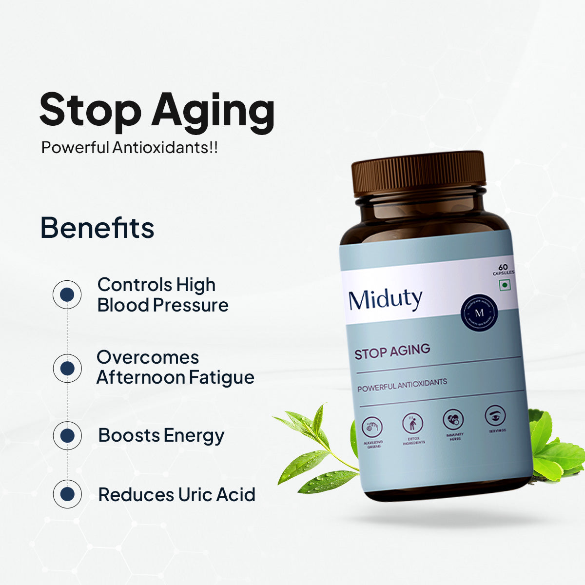 Miduty by Palak Notes Stop Aging Capsules - Grab2buy