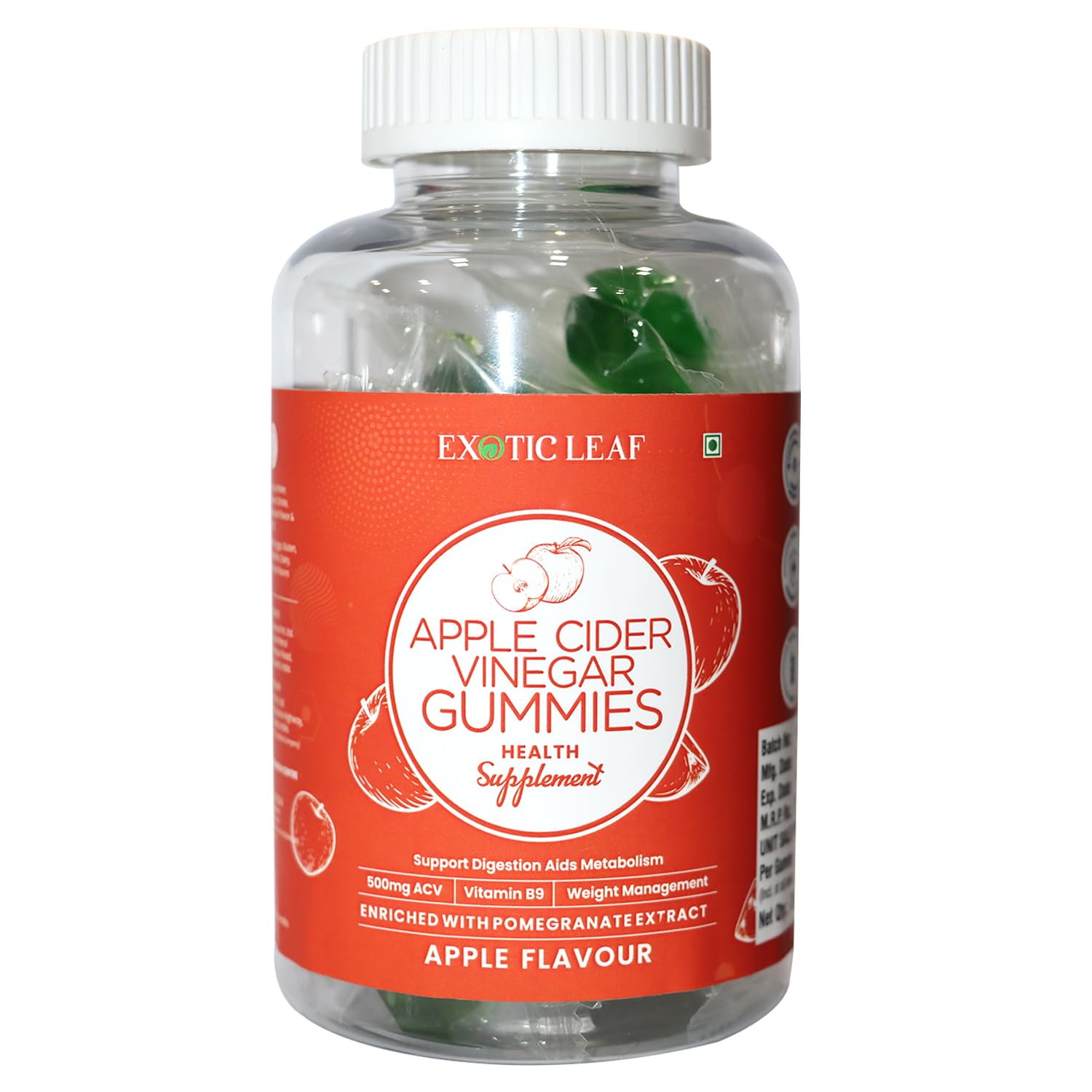 Exotic Leaf Apple Cider Gummies 