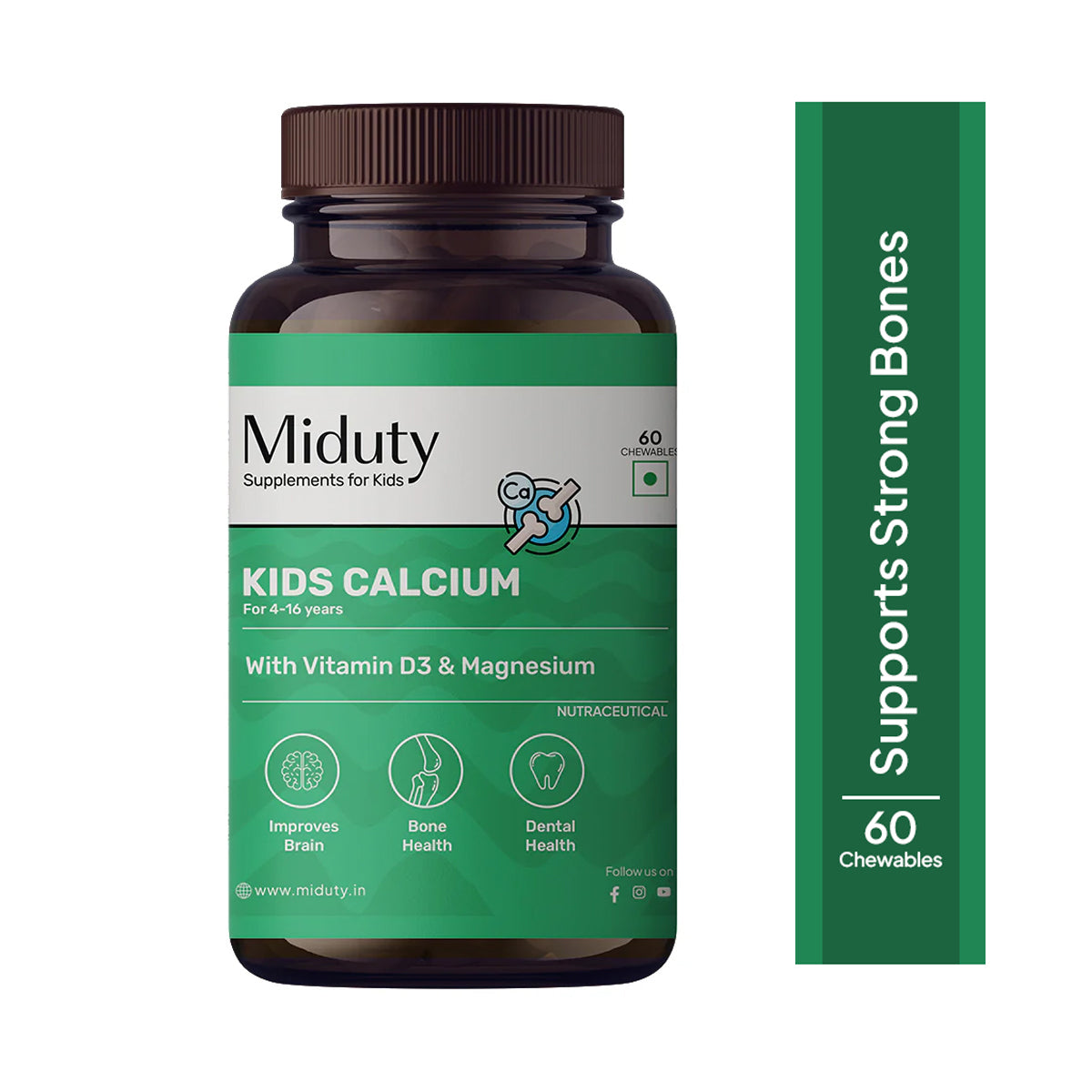 Miduty by Palak Notes Kids Calcium Chewables 