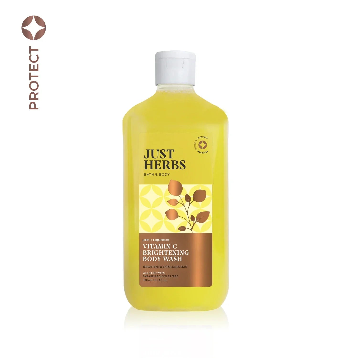 Vitamin C Brightening Body Wash with Lime and Liquorice 