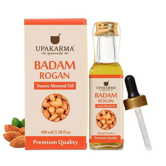 Upakarma Ayurveda Badam Rogan Sweet Almond Oil  Grab2Buy Upakarma Ayurveda Grab2Buy