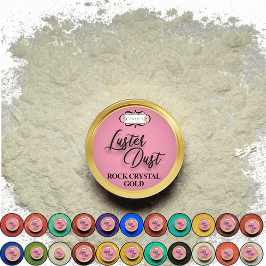 Confect Rock Crystal Gold | Edible Luster Dust