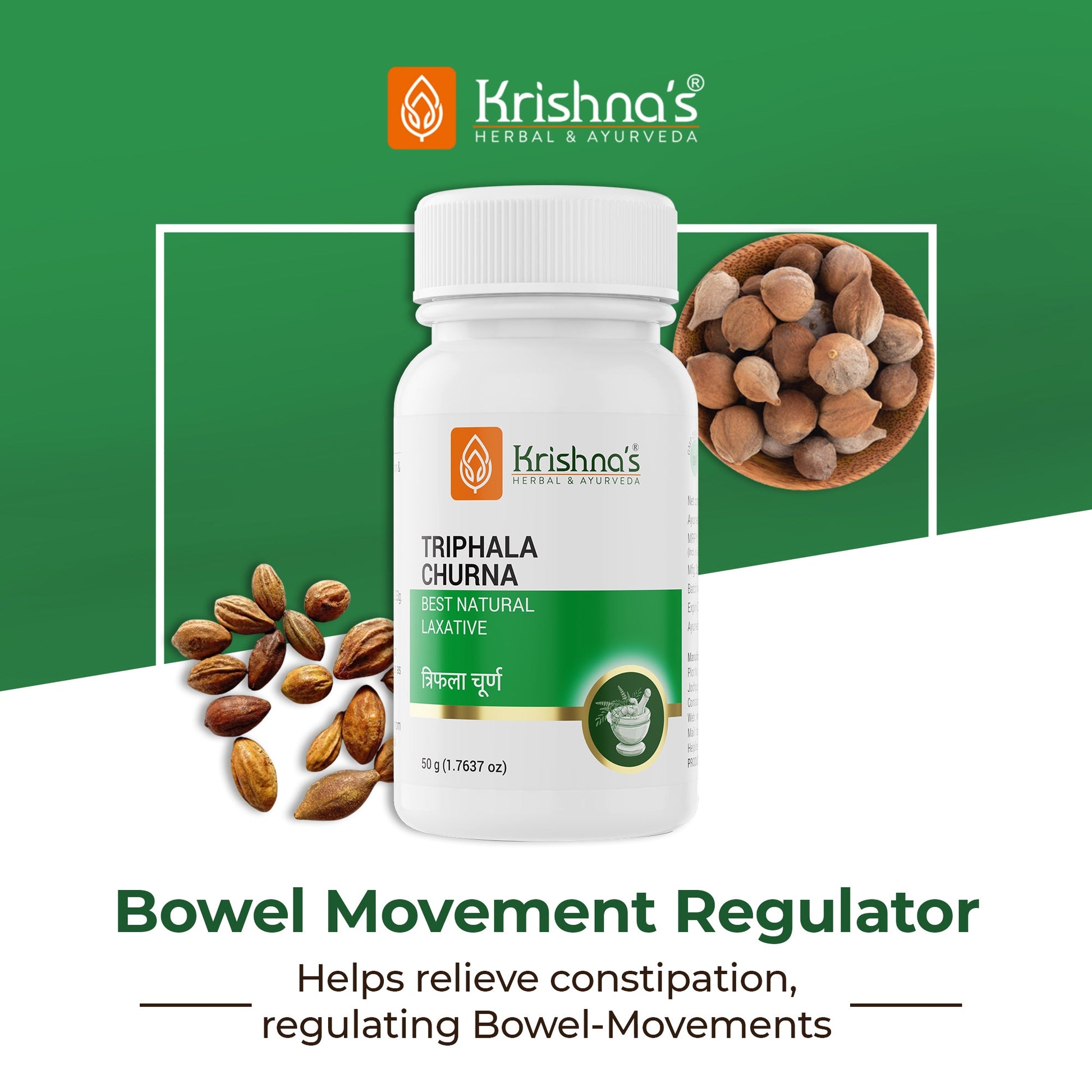 Krishna'S Herbal & Ayurveda Triphala Churna 