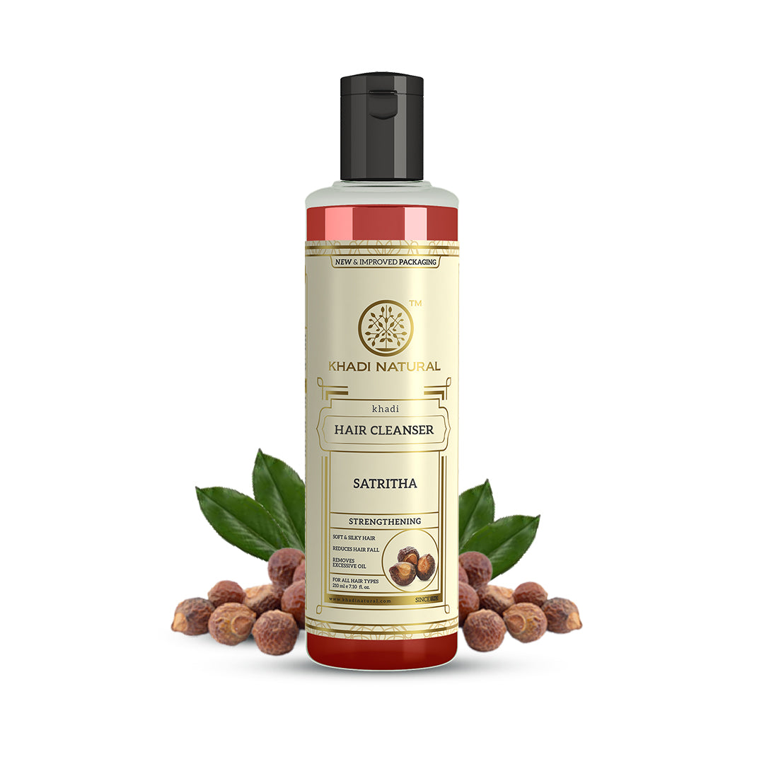 Khadi Natural Satritha Hair Cleanser - 210ml 