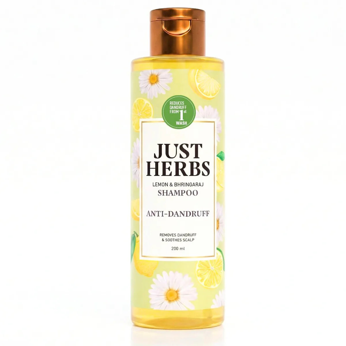 Anti Dandruff Shampoo | Lemon, Bhringraj & 12 Herbs 