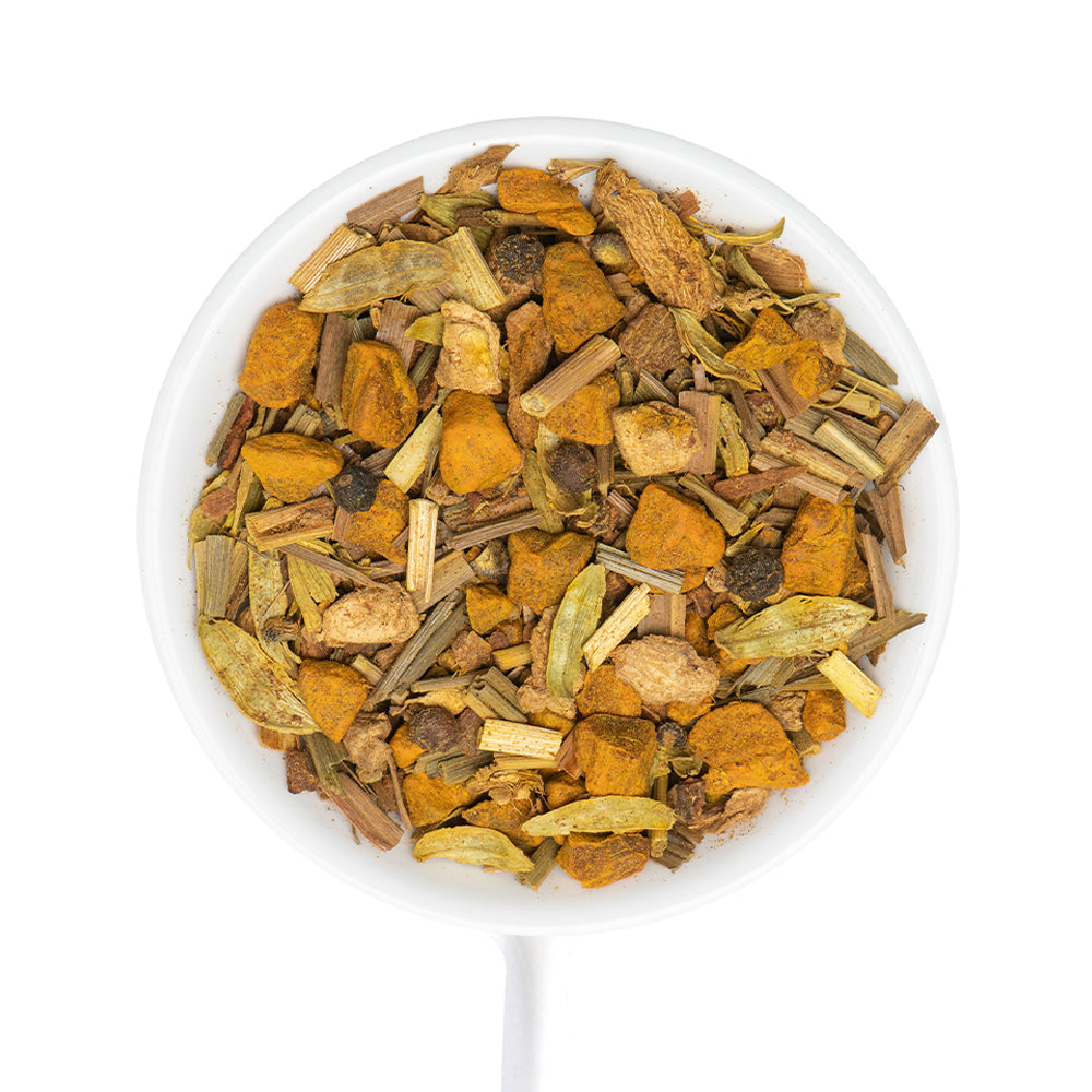 Turmeric Spiced Herbal Tea Tisane, 3.53 oz 