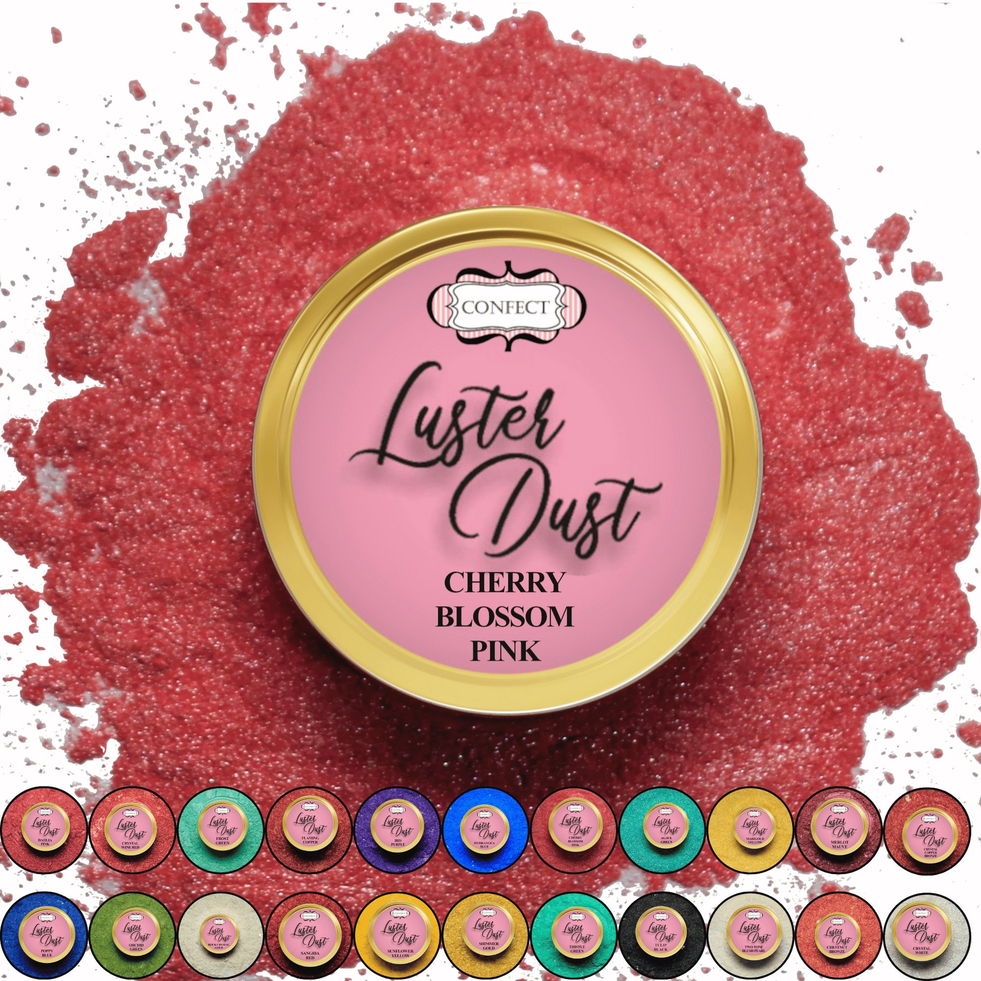 Confect Cherry Blossom Pink | Edible Luster Dust