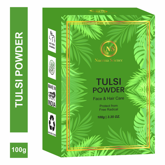 Nuerma Science Tulsi Natural Powder For Face & Hair Care 