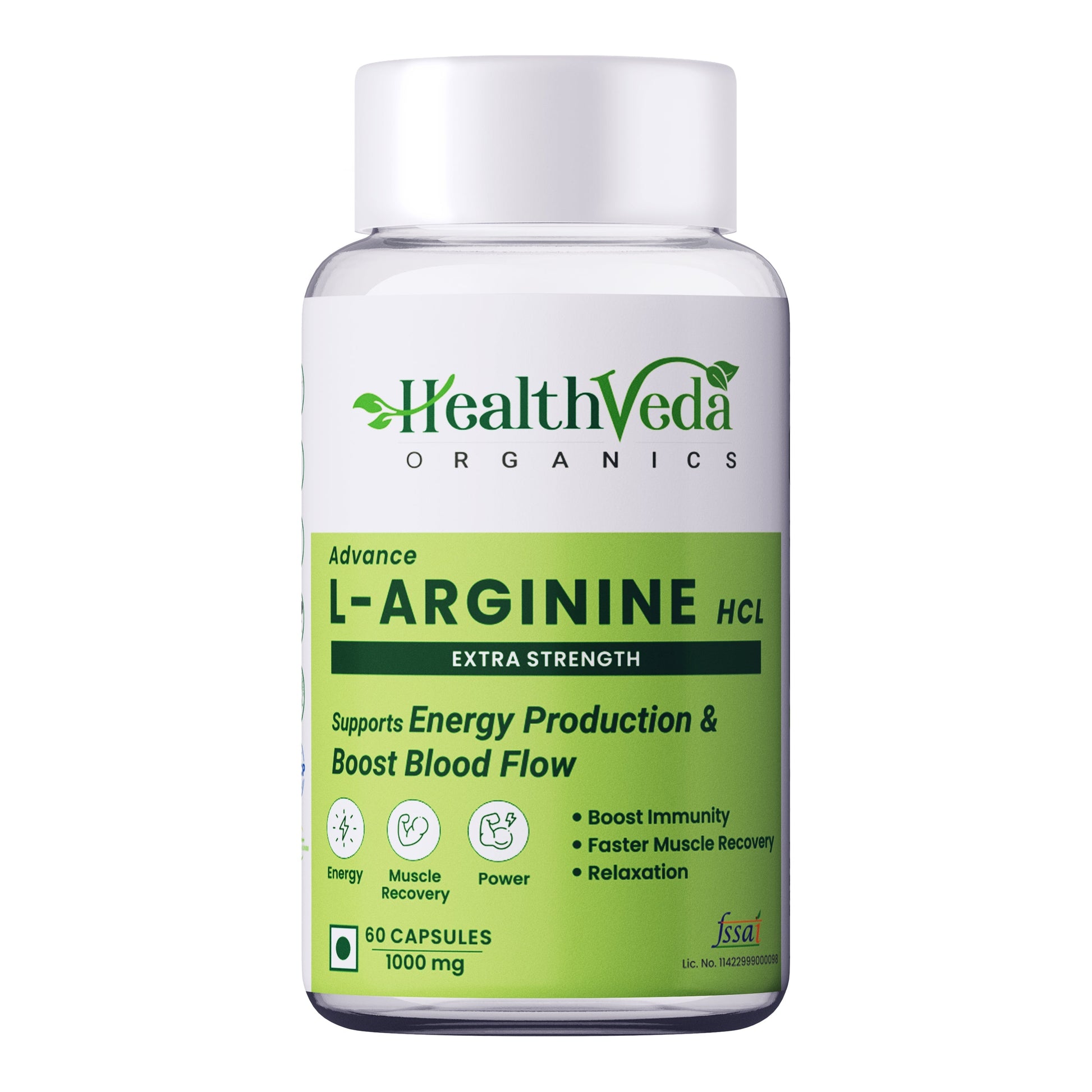 Health Veda Organics L Arginine Veg Capsules Health Veda Organics