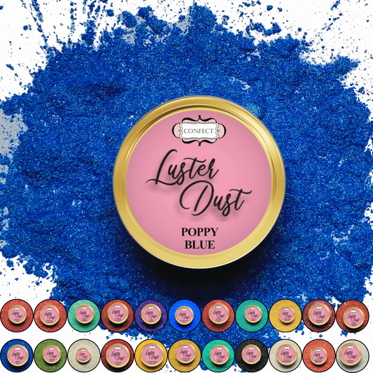 Confect Poppy Blue | Edible Luster Dust