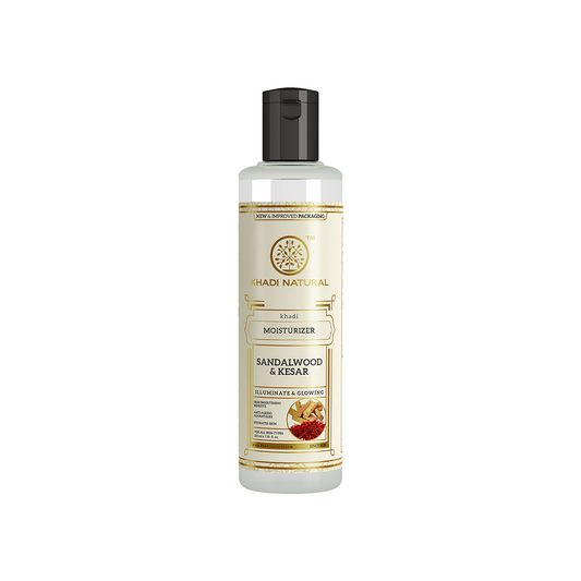 Khadi Natural Sandalwood & Kesar Moisturizer - 210ml 