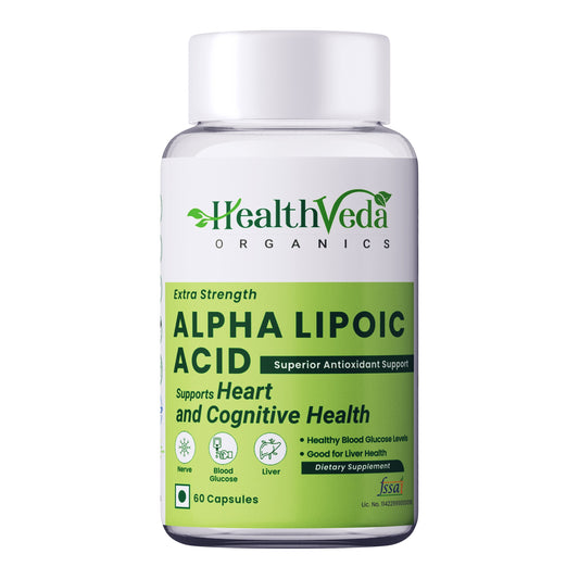 Health Veda Organics Alpha Lipoic Acid Capsules 