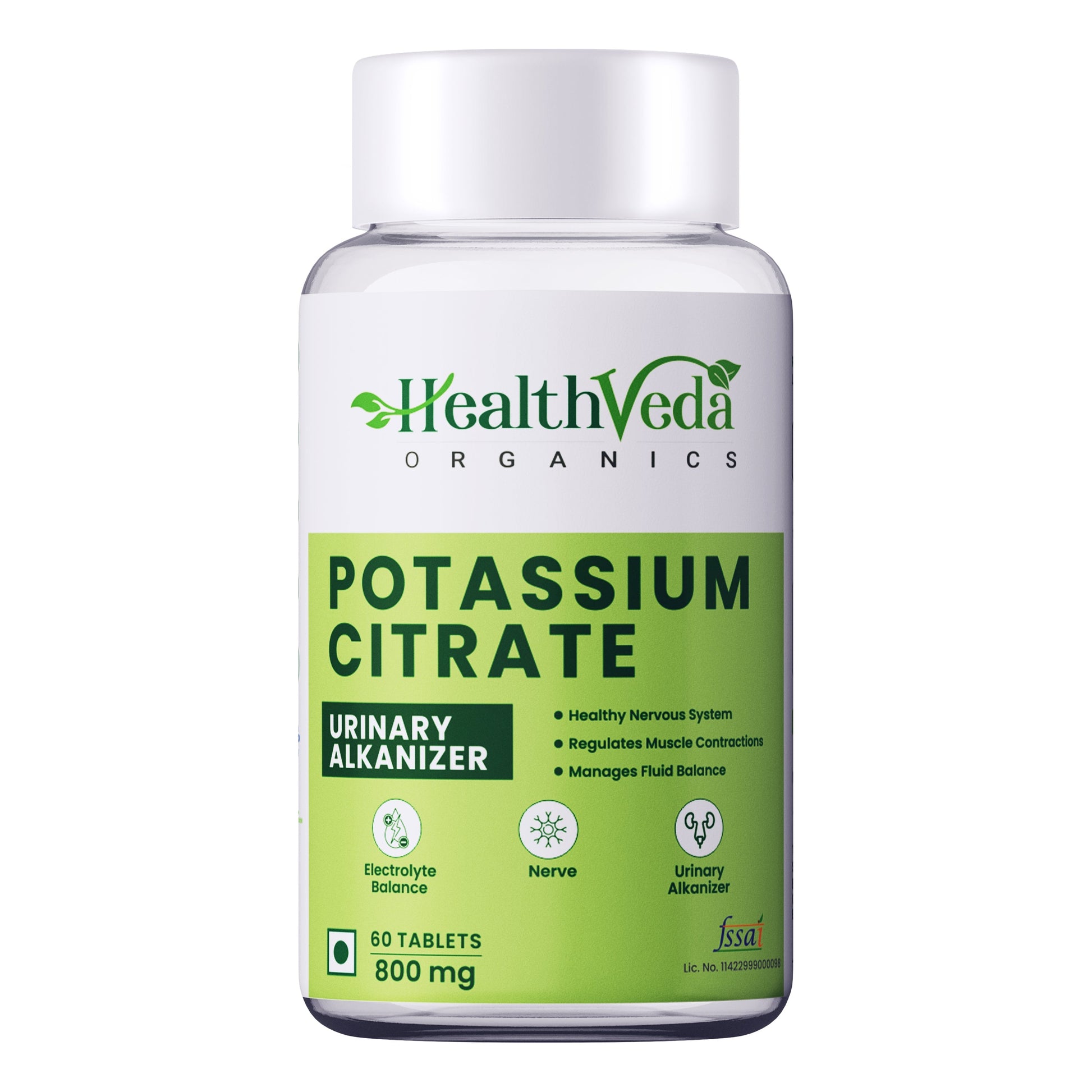 Health Veda Organics Potassium Citrate Tablets 