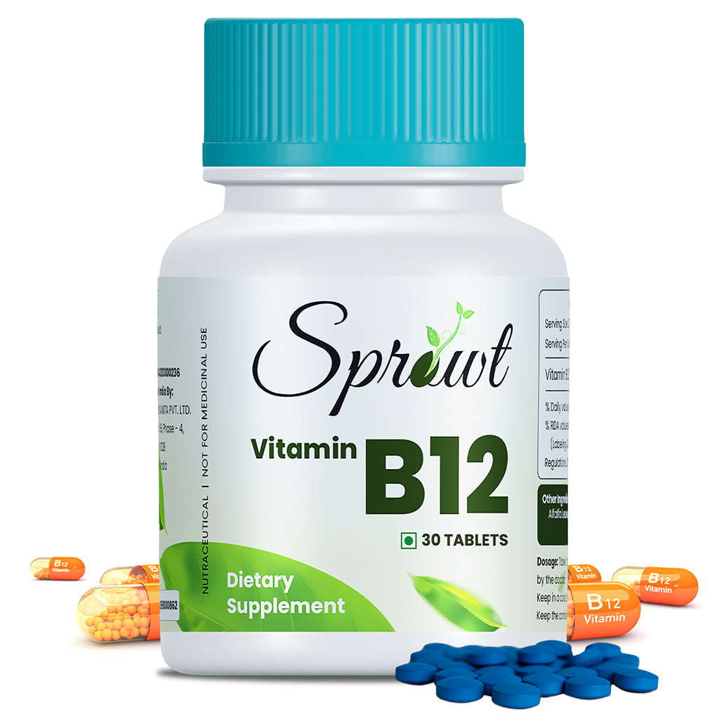 Sprowt Plant Based Vitamin B12 Tablets 