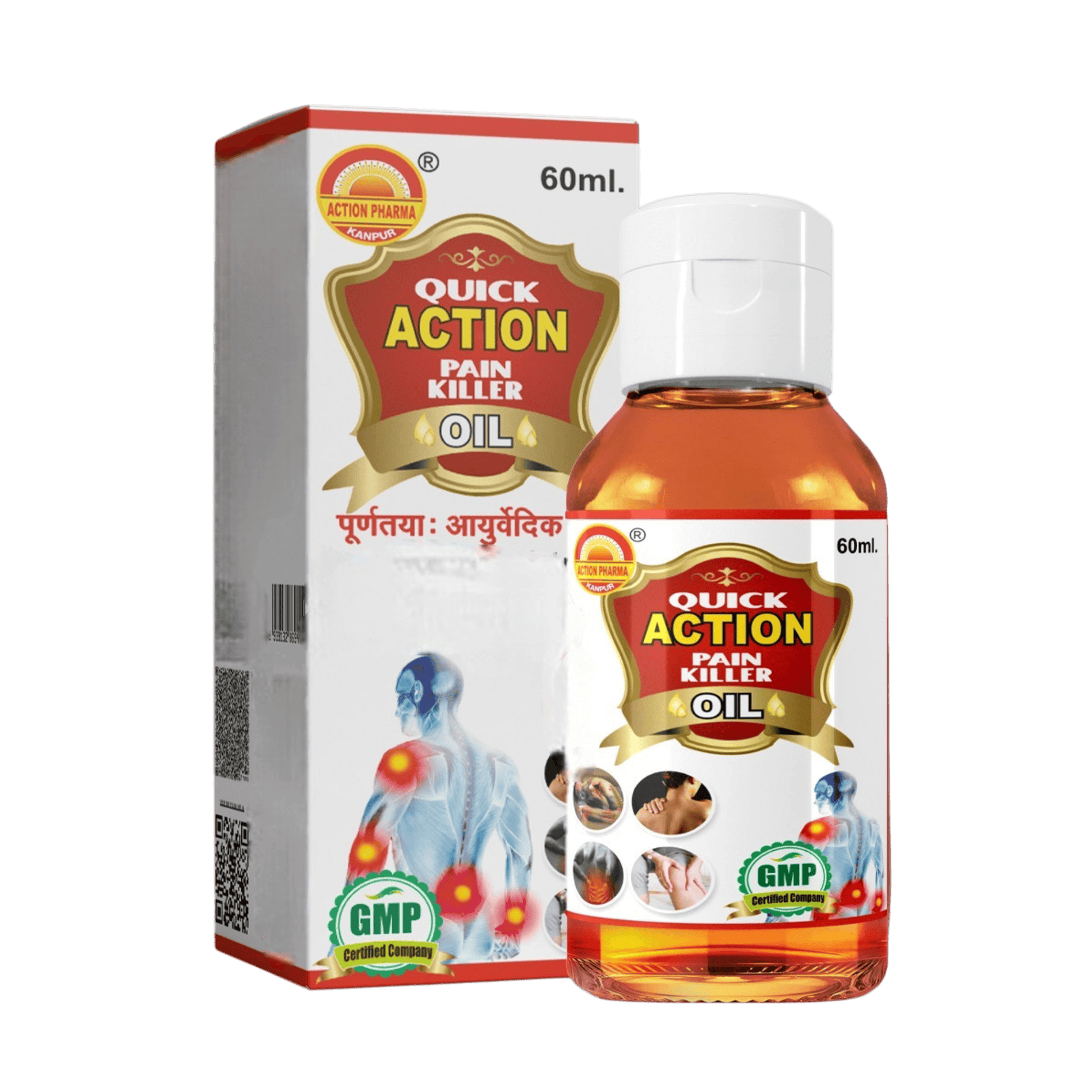Action Pharma Quick Action Pain Killer Oil 