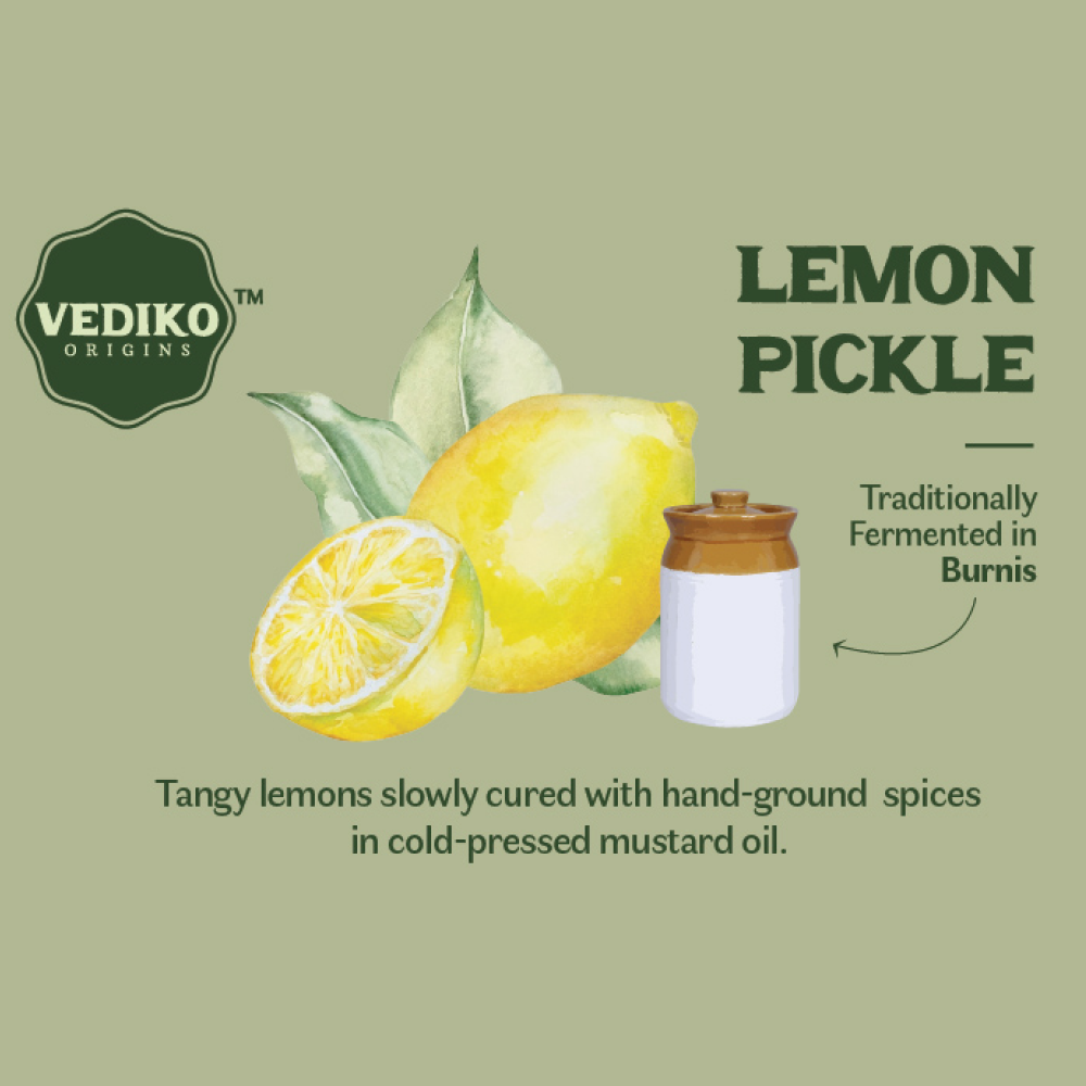 Vediko Origins Lemon Pickle  Grab2Buy Vediko Origins Grab2Buy
