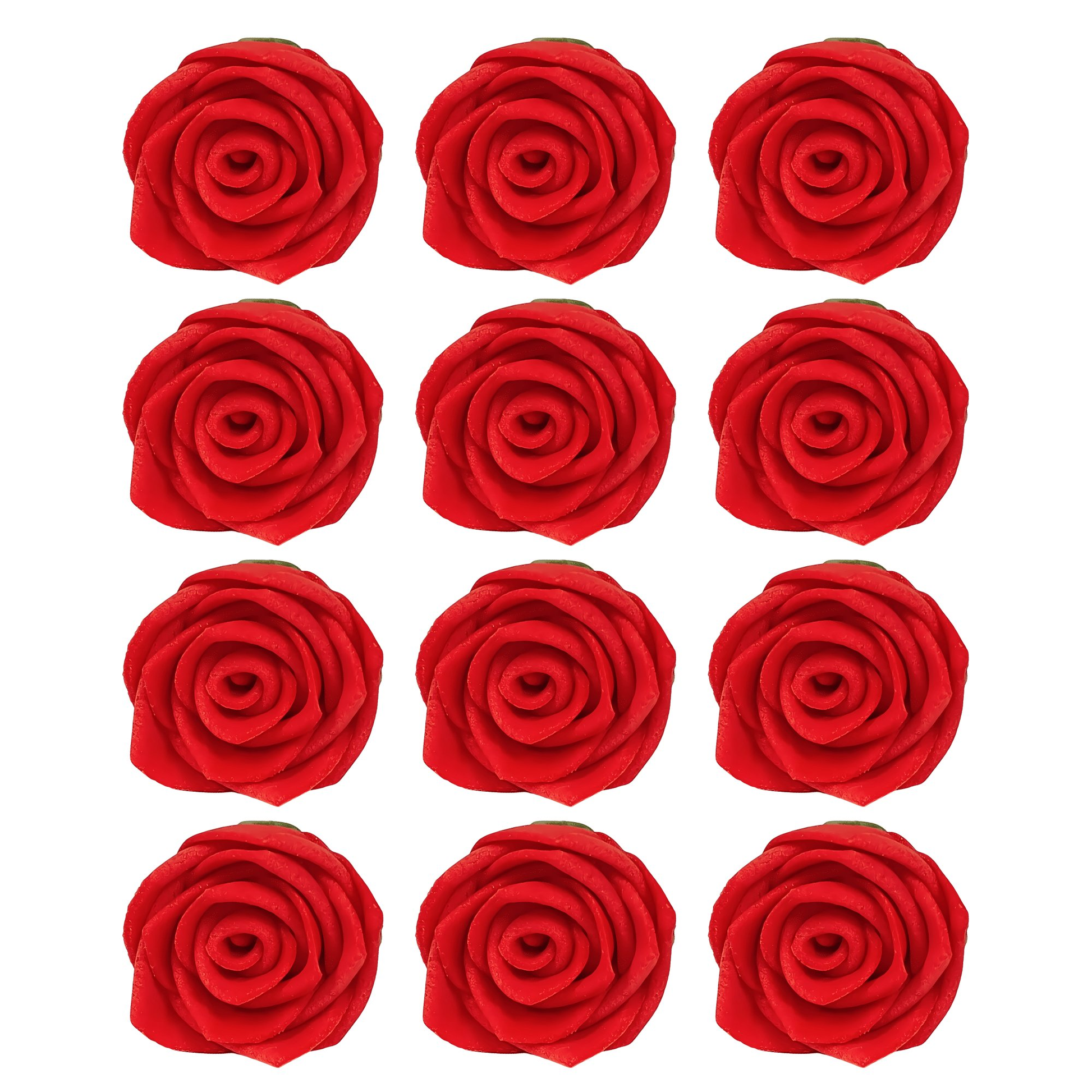 Confect Red Rose | Edible Sugar Roses Topper