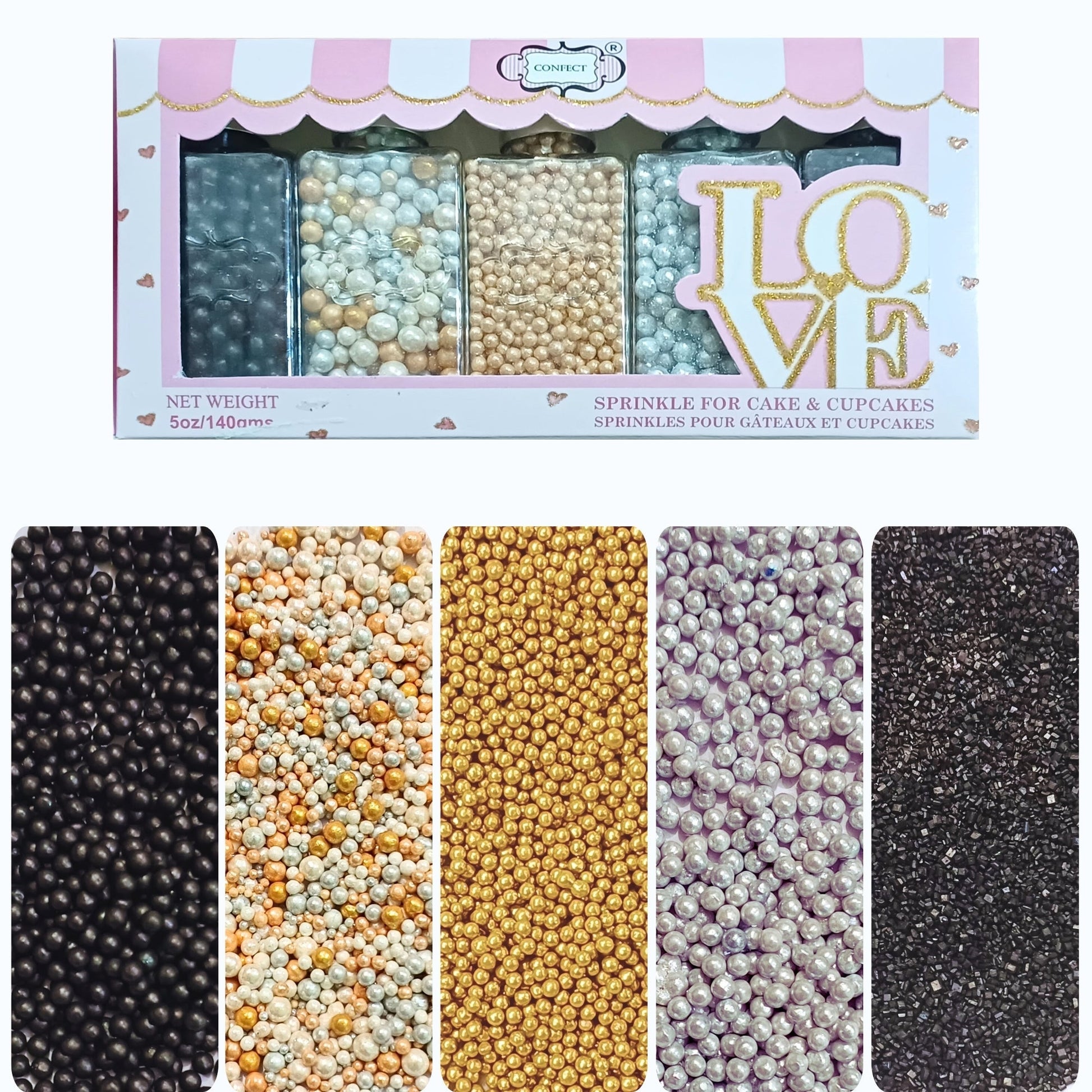 Confect Disco Ball Mashup Sprinkles Multipack 5