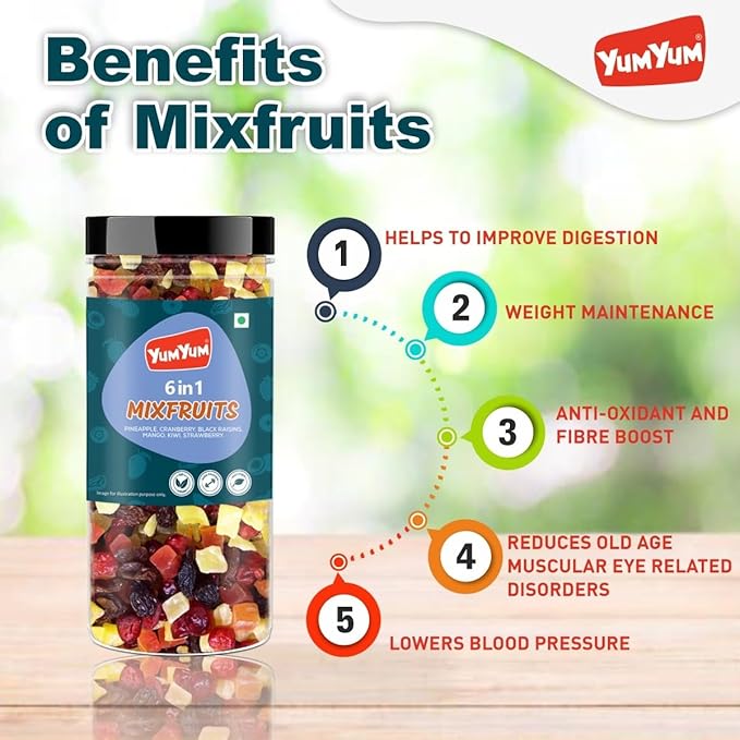 Yum Yum 6 In 1 Mix Fruit Jar  Grab2Buy Yum Yum Grab2Buy