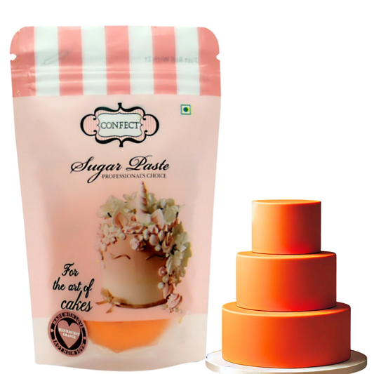 Confect Fluorescent Orange Fondant | Edible Sugarpaste