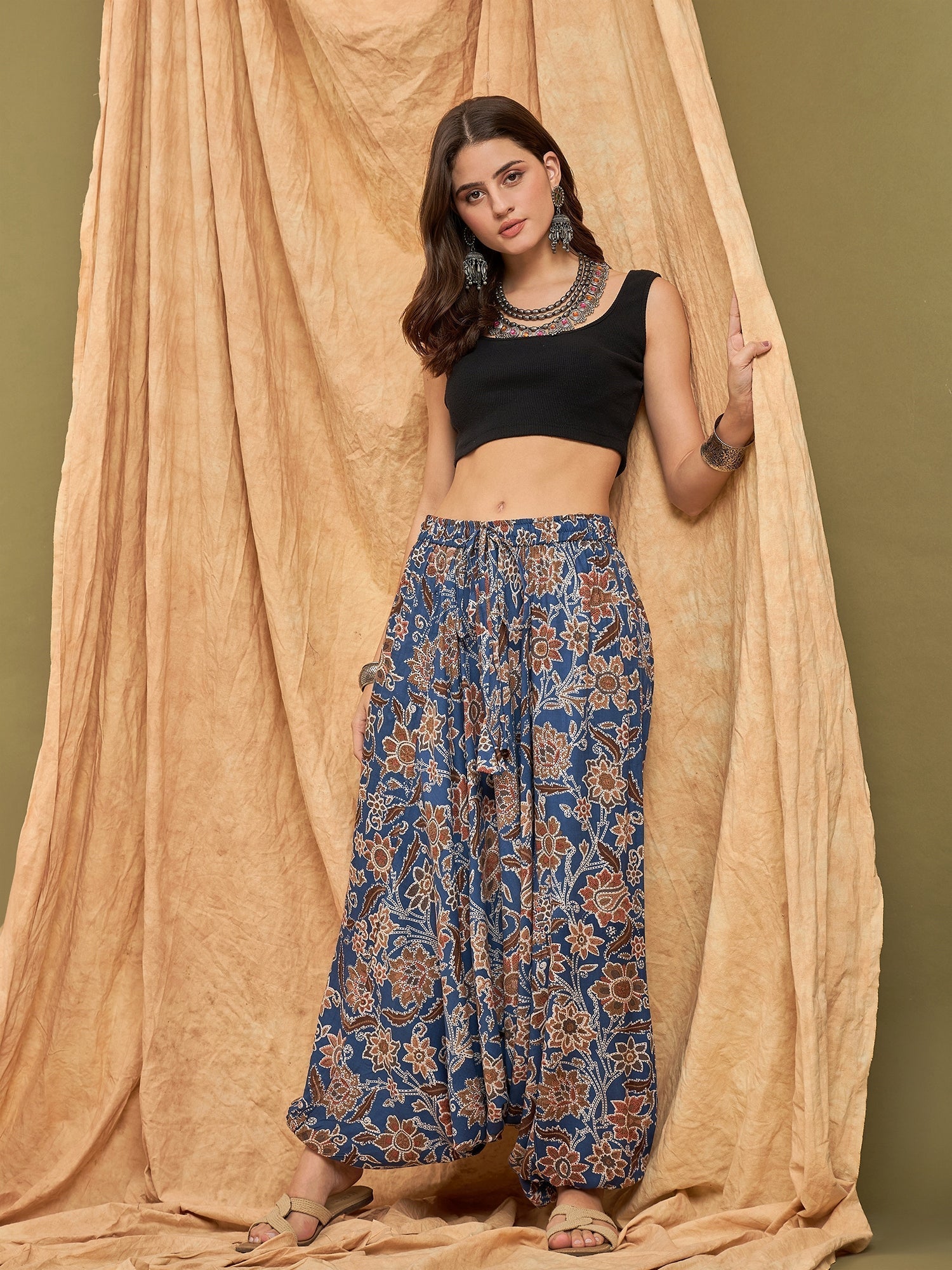 InWeave Indigo Big Jaal Harem Pant 