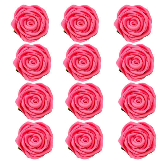 Confect French Rose Pink | Edible Sugar Roses Topper