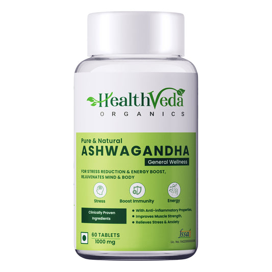 Health Veda Organics Ashwagandha Tablets | Grab2Buy