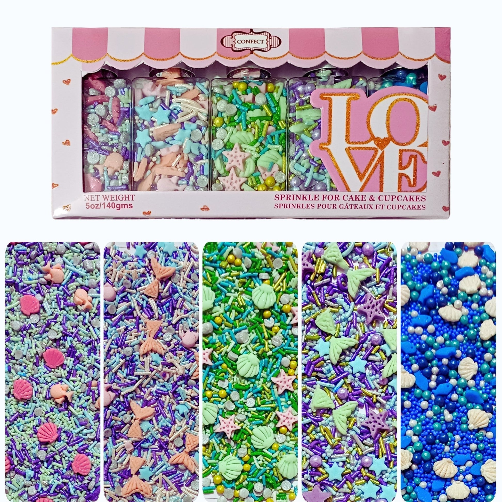 Confect Under the Sea Sprinkles for Decorations 10  Grab2Buy Confect Grab2Buy