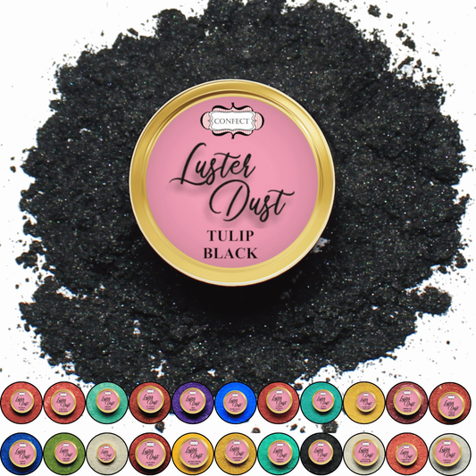 Confect Tulip Black | Edible Luster Dust  Grab2Buy Confect Grab2Buy
