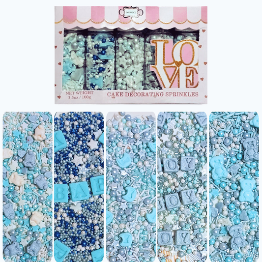 Confect Boys Baby Shower Sprinkles | Edible Sprinkles Assorted