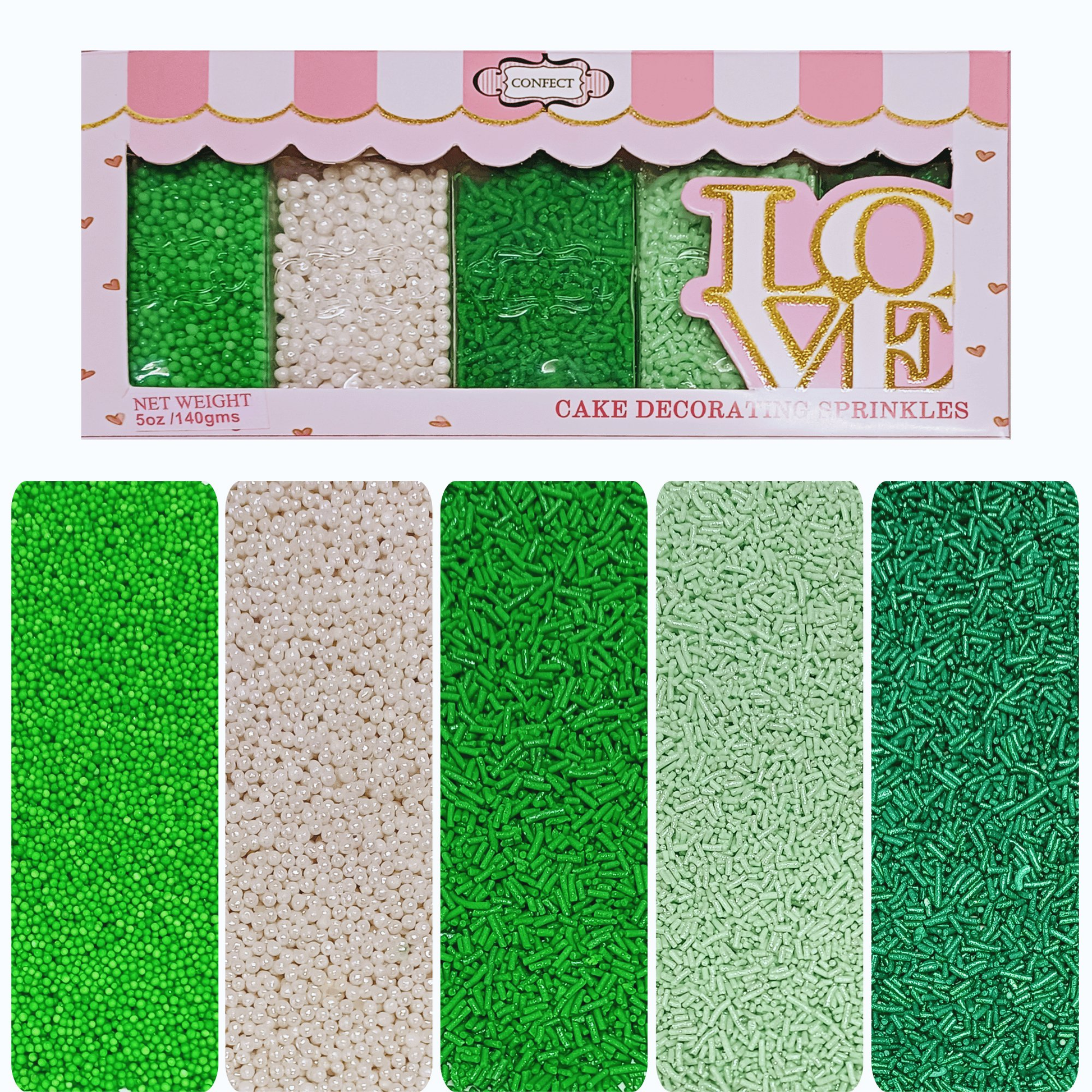 Confect St. Patrick's Sprinkles Multipack 2