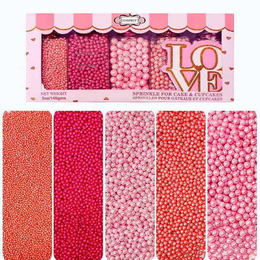 Confect Valentine Sprinkles | 01 Edible Decoration for Baking & Dessert  Grab2Buy Confect Grab2Buy