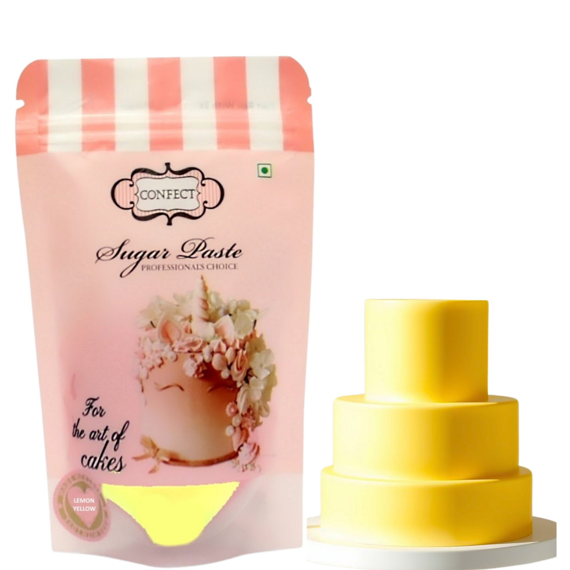 Confect Lemon Yellow Fondant | Edible Sugarpaste