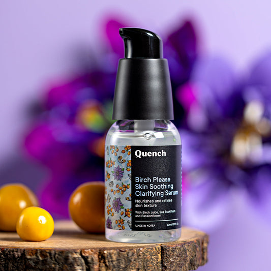 Quench Botanics Birch Please Skin Soothing Clarifying Serum, Smooth & Hydrated Skin - Korean Skincare 