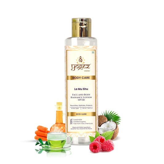 Yogez La Mu Shu Face and Body Radiance Lotion SPF30  Grab2Buy Yogez Grab2Buy