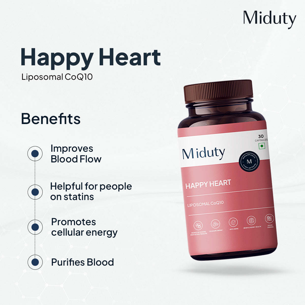 Miduty by Palak Notes Happy Heart Capsules - Grab2buy