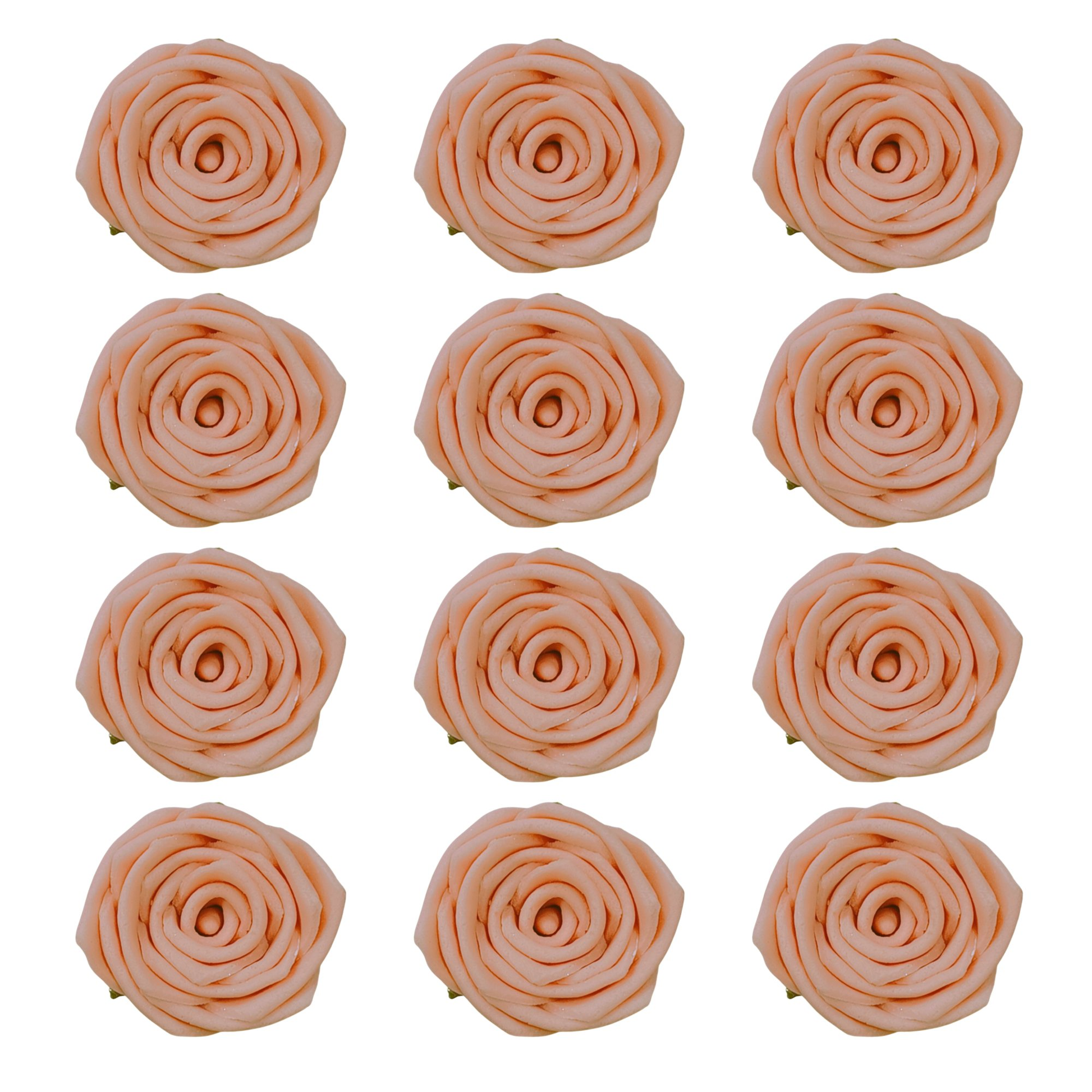 Confect Pretty Peach Pearl | Edible Sugar Roses Topper
