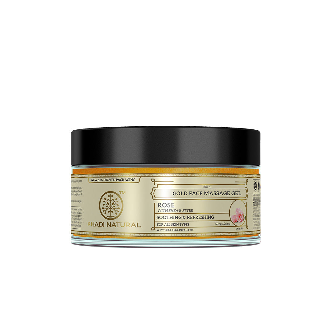 Khadi Natural Gold Face Massage Gel - 50gm 