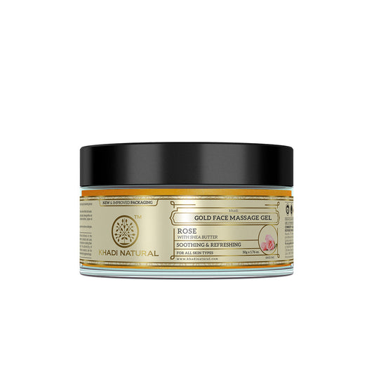 Khadi Natural Gold Face Massage Gel - 50gm 