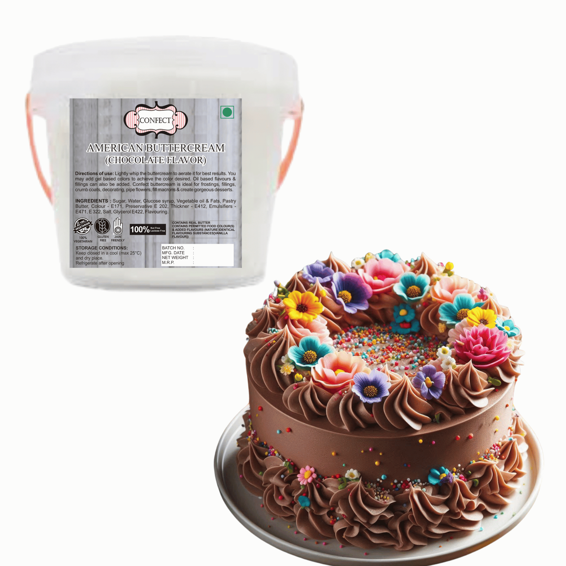 Confect American Butter Cream (Chocolate Fla.)