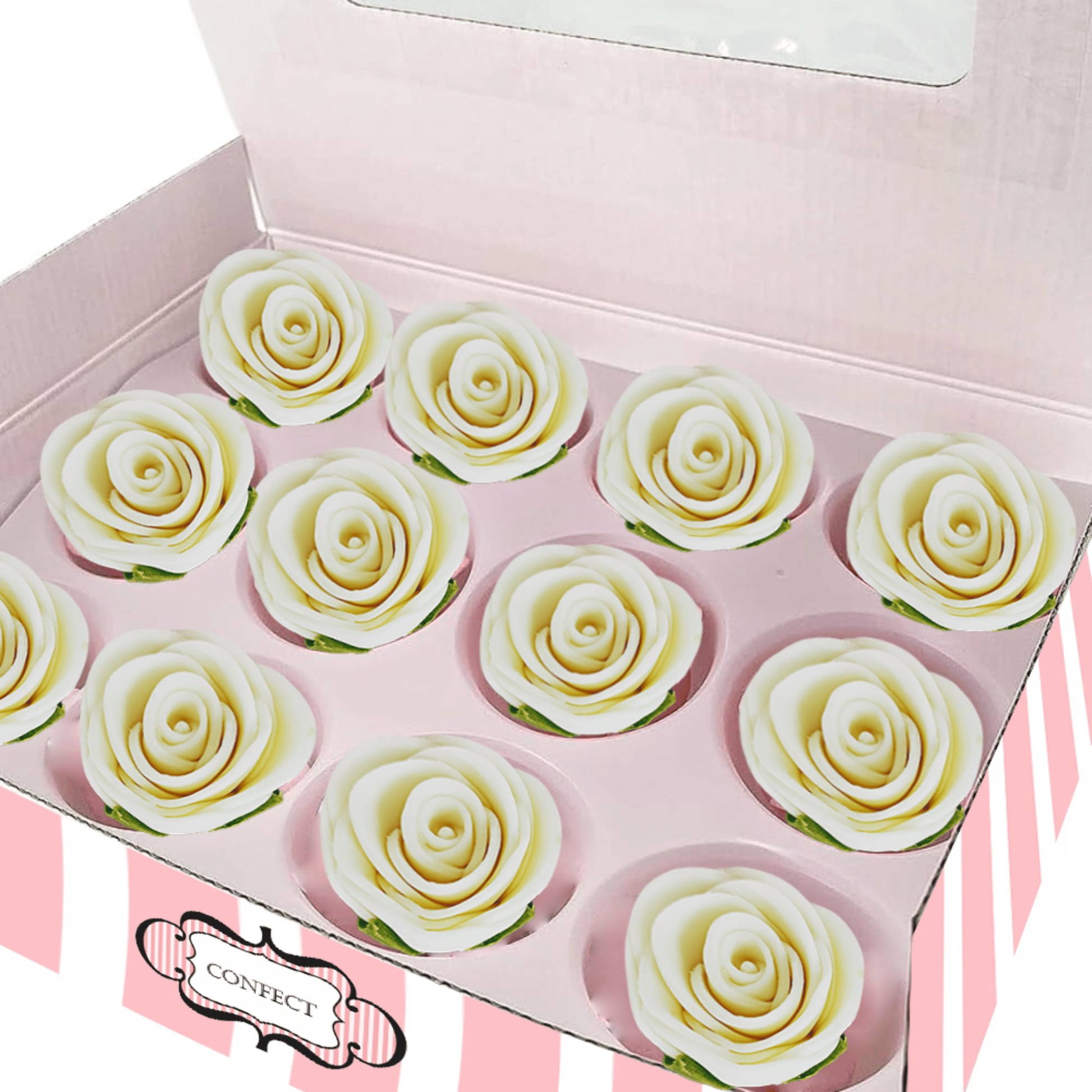 Confect White | Edible Sugar Flowers