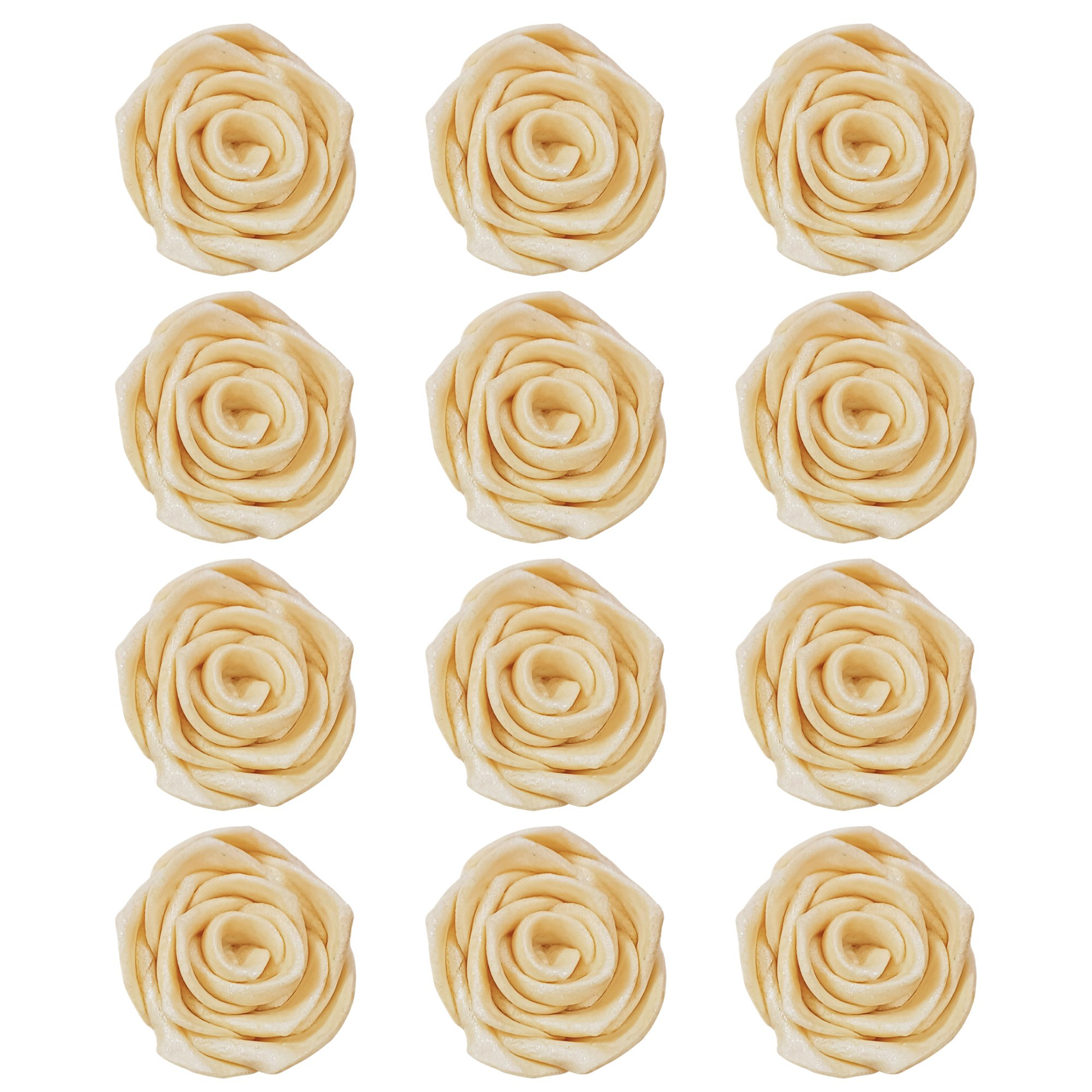 Confect Pearl | Edible Metallic Sugar Roses Topper