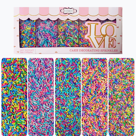 Confect Rainbow Magic Sprinkles | (03) Mix Colourful Sprinkles