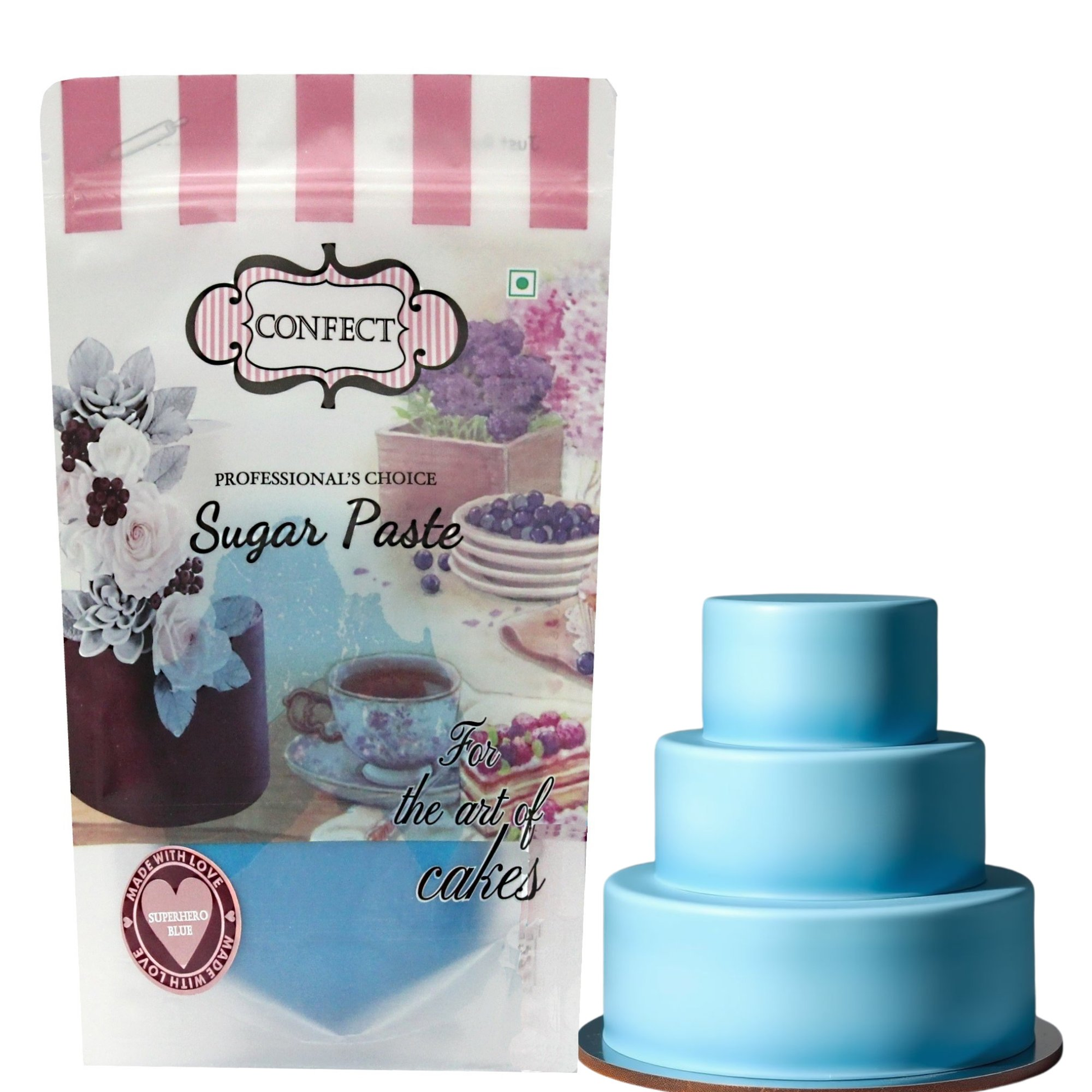 Confect Superhero Blue Fondant | Edible Sugarpaste